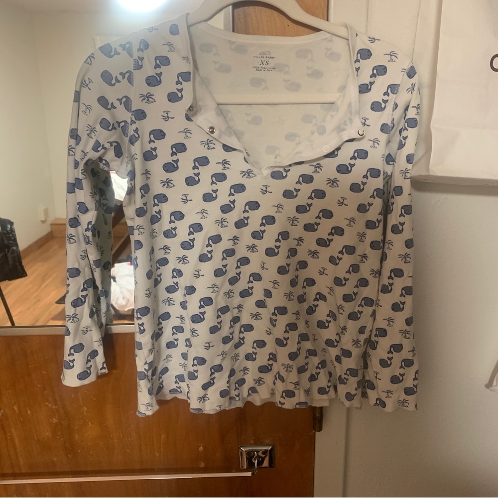 Roller rabbit pajama top